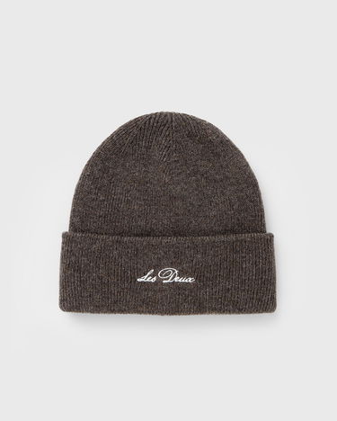 Шапка Les Deux Wayne Embroidered Knit Beanie Кафяво | 1000673-336, 0