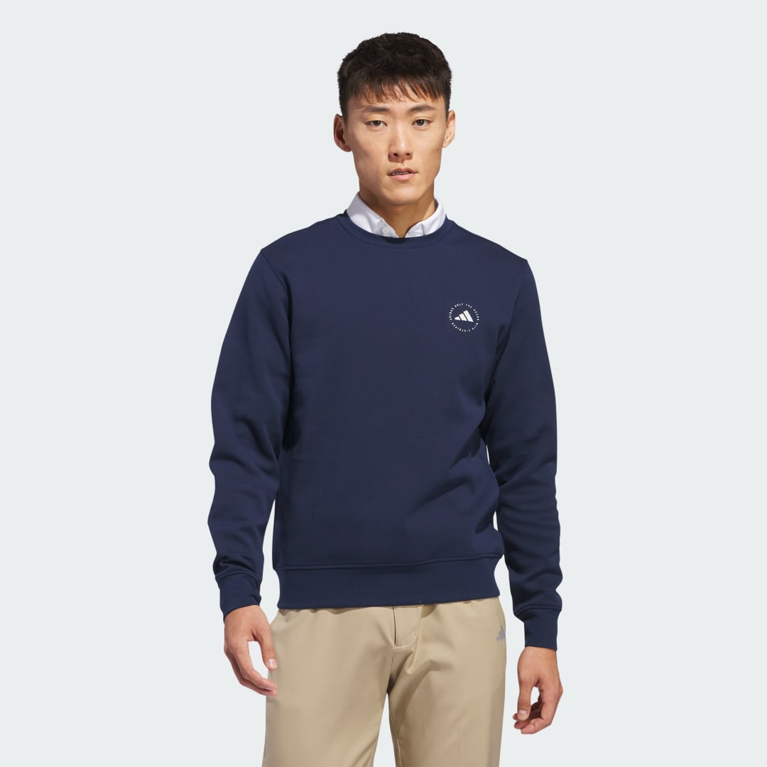 Суитчър adidas Performance Crewneck Sweatshirt Тъмно синьо | IU4518, 1