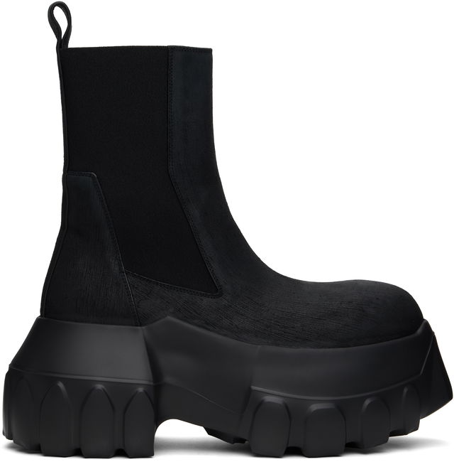 Rick Owens Hollywood Beatle Mega Tractor Chelsea Boots