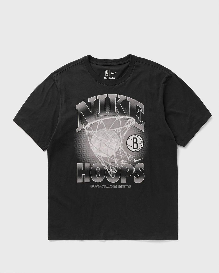 Тениска Nike NBA Max90 Brooklyn Nets Courtside Short Sleeve T-Shirt Черно | HQ1264-010