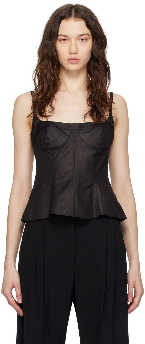 Потник Stella McCartney Peplum Camisole Черно | 6T01583DU401, 0