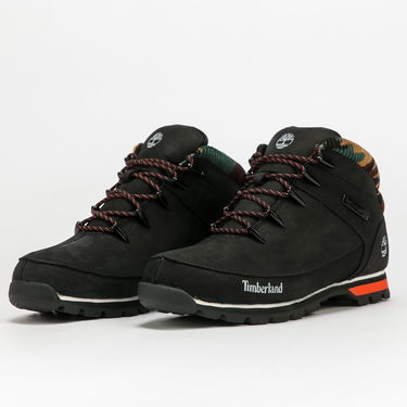 Кецове и обувки Timberland Euro Sprint Mid Hiker "Black Nubuck" Черно | A2K7Z 001, 1