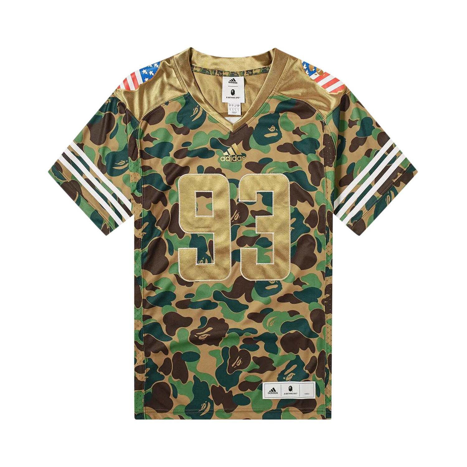 Фланелка BAPE x adidas SB Jersey Зелено | DW9285, 1