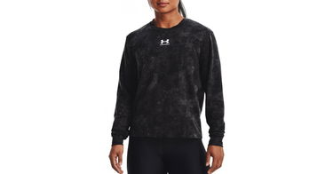 Суитчър Under Armour Sweatshirt Rival Terry Print Crew Черно | 1373036-001, 1