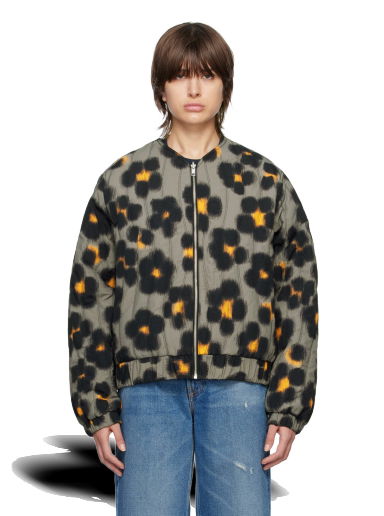 Яке бомбър KENZO Paris Hana Leopard Reversible Bomber Черно | FD55BL1329ND