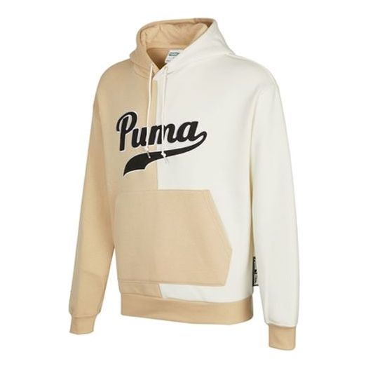 Суитчър Puma Colorblock Fleece Hoodie Бежово | 534381-20, 0