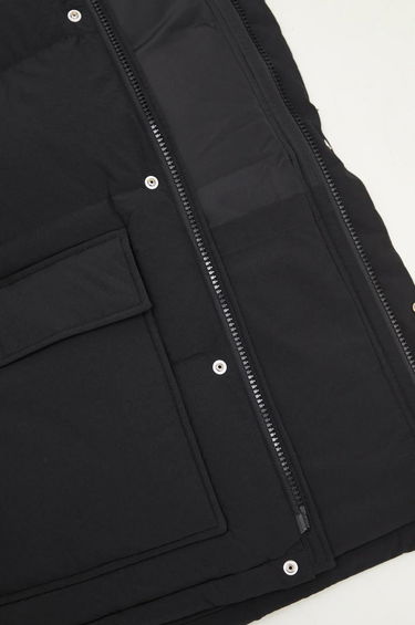 Пухо яке MAISON KITSUNÉ Hooded Down Puffer Coat Черно | NM02209WQ4031, 4