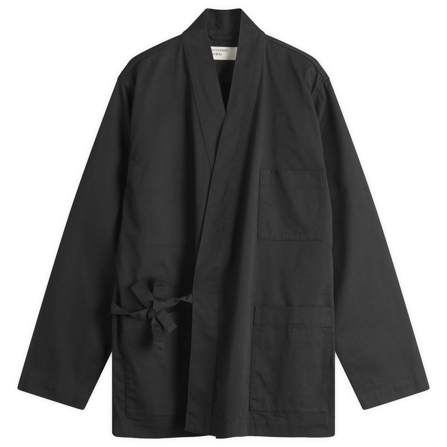 Яке Universal Works Kyoto Work Jacket, Size Small Черно | 00115-BLK, 0