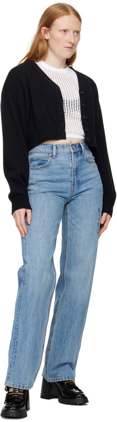 Пуловер Alexander Wang Cropped Cardigan Черно | 4KC2243005, 3
