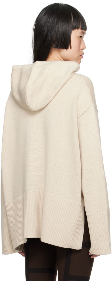 Пуловер TOTEME TOTEME Signature Knit Hoodie Бежово | 234-WRTWTP166-YA0008, 2