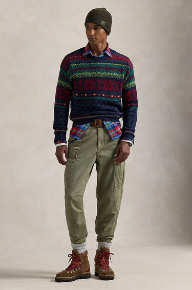 Пуловер Polo by Ralph Lauren Fair Isle Wool Sweater Синьо | 710949297, 2