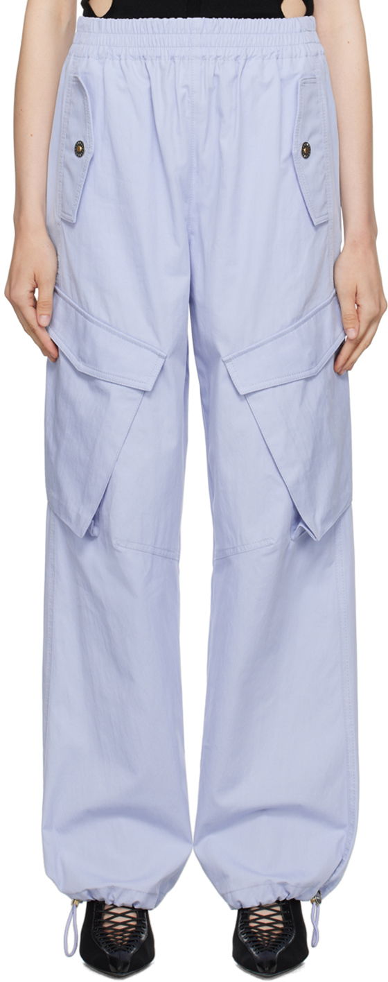 Карго панталони Dion Lee Elasicized Cargo Trousers Синьо | C2150P23, 0