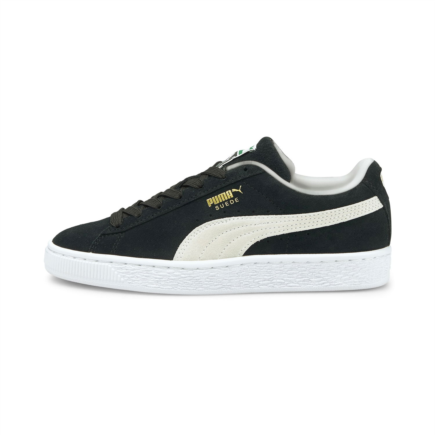 Кецове и обувки Puma Suede Classic XXI Jugend Sneaker Für Kinder, Schwarz/Weiß, Größe: 35.5, Schuhe Зелено | 380560_01, 0
