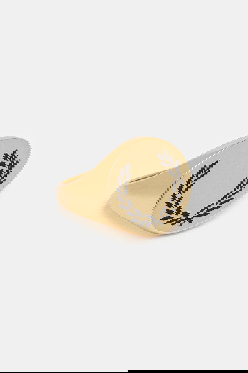 Пръстен Fred Perry Fred Perry Laurel Wreath Signet Ring Металик | MS8703, 0