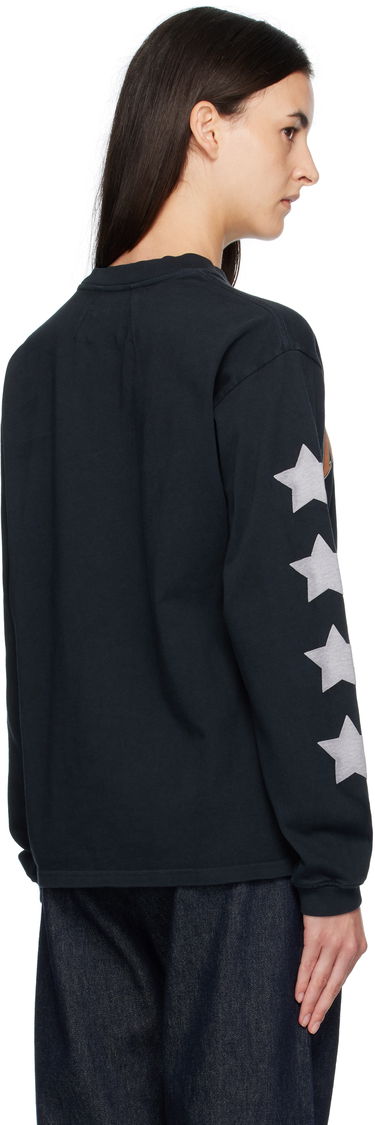 Тениска Rhude Rhude 'Cambridge State Champs' Long Sleeve T-Shirt Черно | RHPF25TT15012, 2
