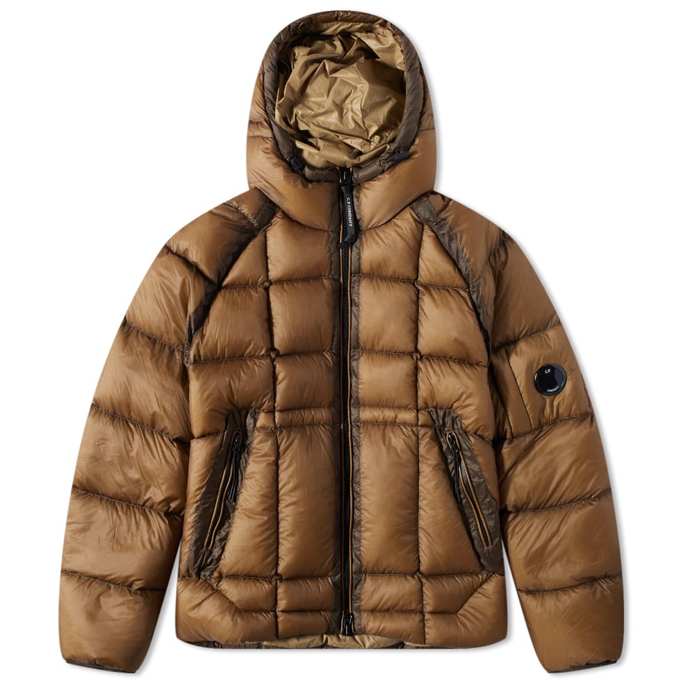 Пухо яке C.P. Company Hooded DD Shell Down Jacket Кафяво | 13CMOW175A-006099A-318, 0