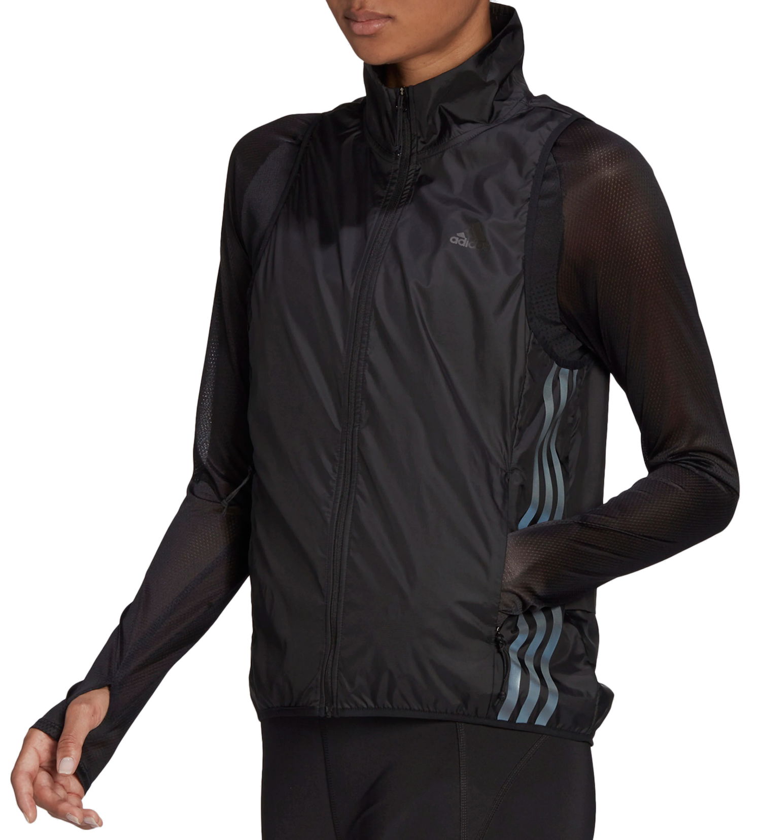 Жилетка adidas Originals Run Icon 3-Stripes Черно | h56805, 0