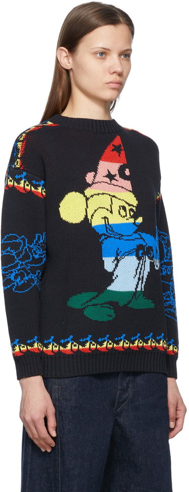 Пуловер Stella McCartney Stella McCartney Fantasia Rainbow Mickey Graphic Sweater Черно | 6K00793S7253, 1
