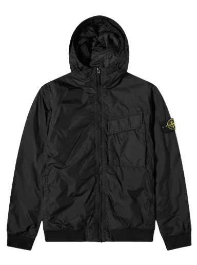 Ветровка Stone Island Pocket Detail Crinkle Reps Jacket Черно | 771540723-V0029