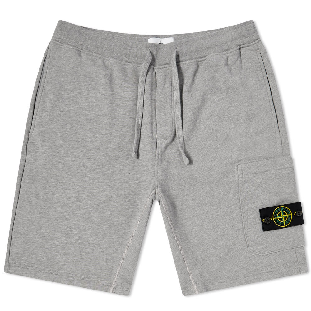 Къси панталони Stone Island Garment Dyed Sweat Short Сиво | 761564651-V0M64, 0