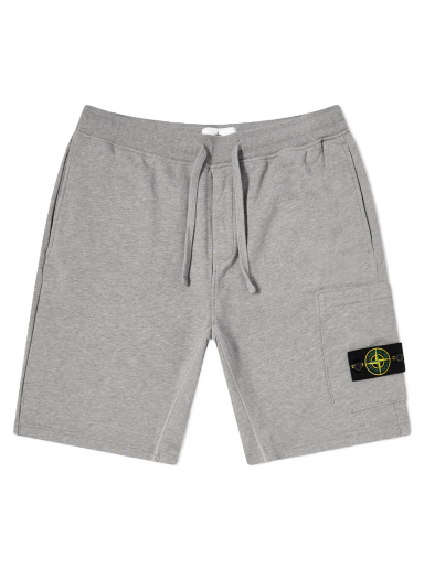 Къси панталони Stone Island Garment Dyed Sweat Short Сиво | 761564651-V0M64