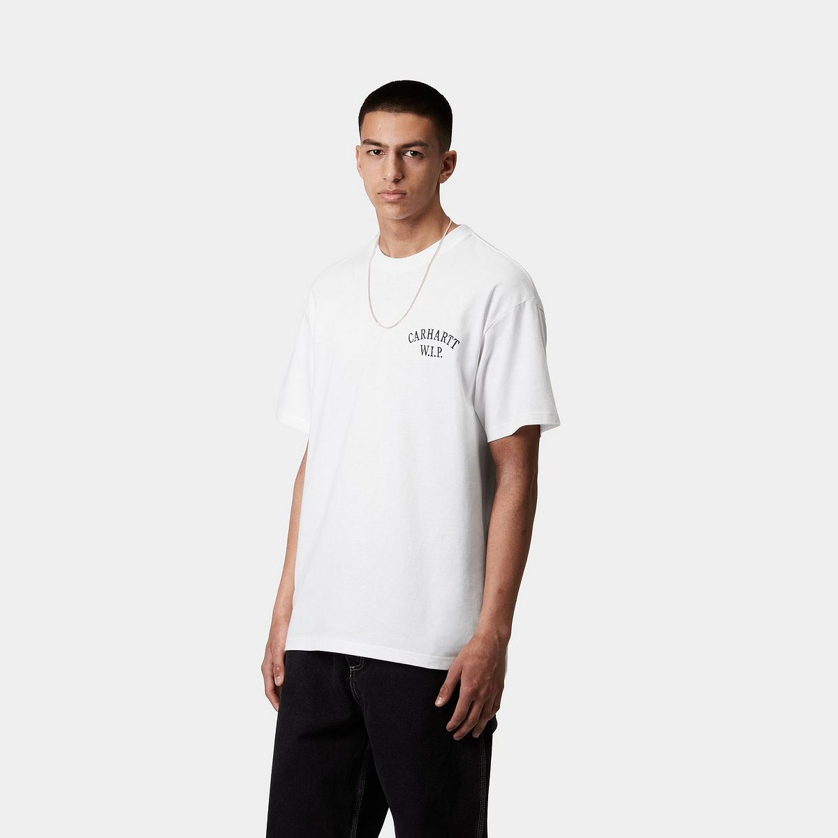 Тениска Carhartt WIP Carhartt WIP Cabinetry Short Sleeve T-Shirt Бяло | I034779_7, 0