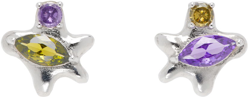 Обеци Collina Strada Collina Strada Stella Stud Earrings Многоцветен | XX1055