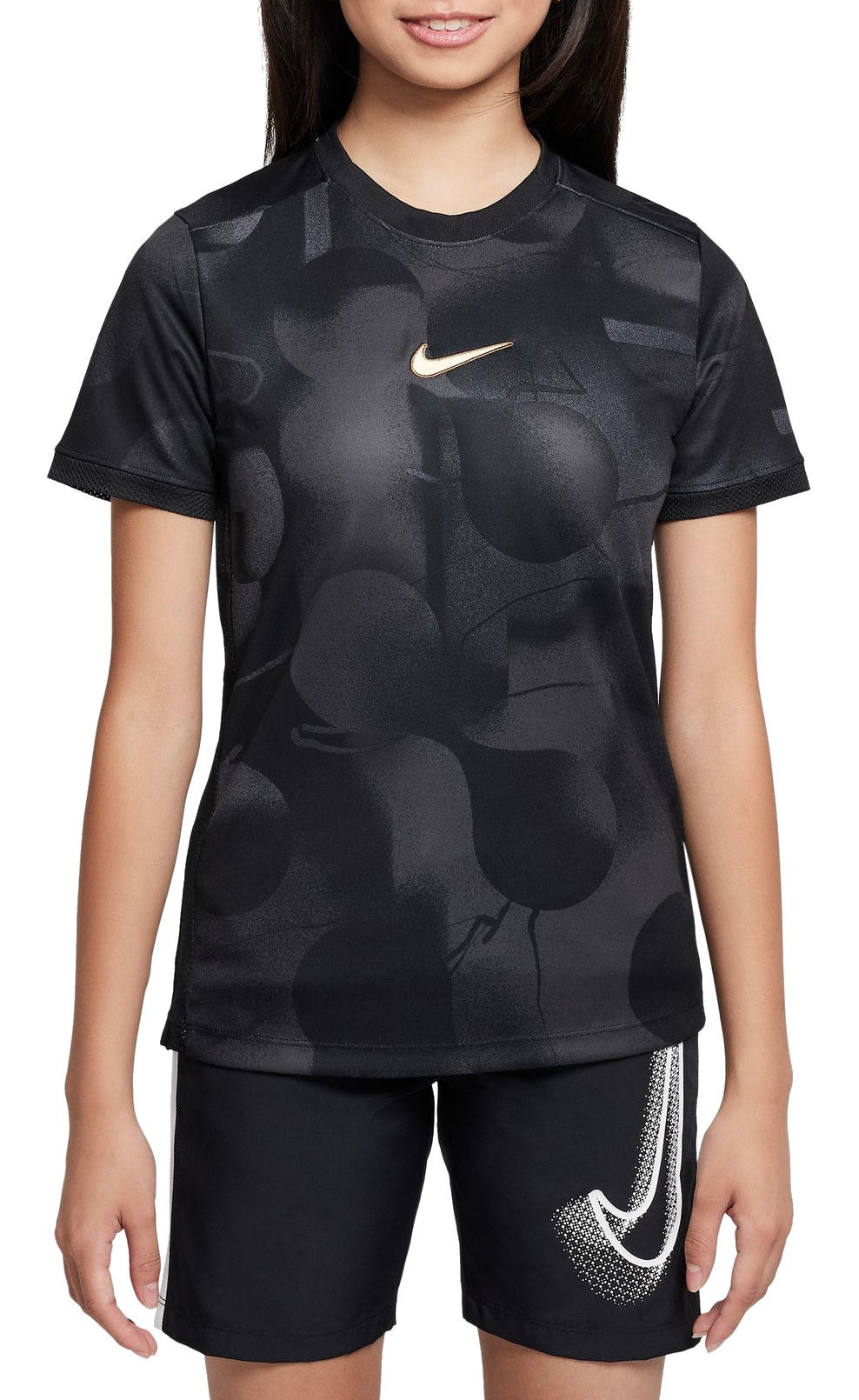 Фланелка Nike Kids' Dri-FIT Short-Sleeve Training Top Черно | hj3723-010, 0