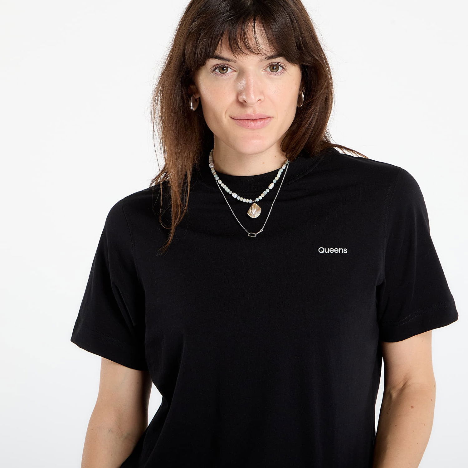 Тениска Queens Queens Essential T-Shirt With Contrast Print 3-Pack Черно | QNS_085, 1