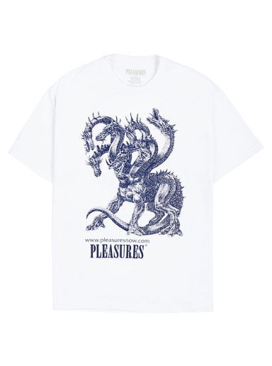 Тениска Pleasures Destruction Tee Бяло | P22SP044-WHITE