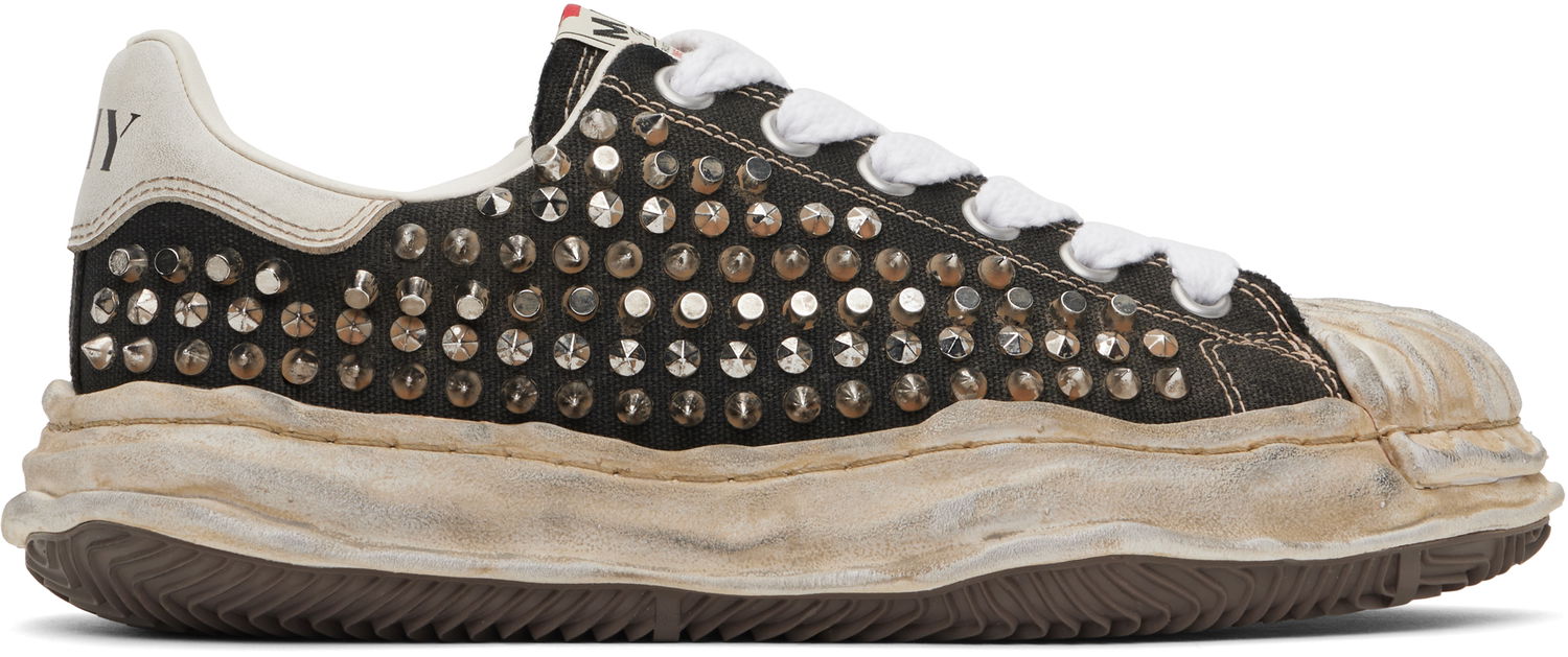 Кецове и обувки Maison MIHARA YASUHIRO Blakey OG Sole Studded Черно | A13FW729, 0