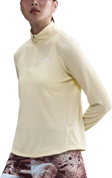 Тениска Nike Trail Quarter-Zip Ribbed Long Sleeve Top Жълто | hj2248-745, 0