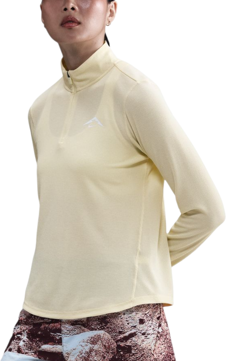 Тениска Nike Trail Quarter-Zip Ribbed Long Sleeve Top Жълто | hj2248-745, 0