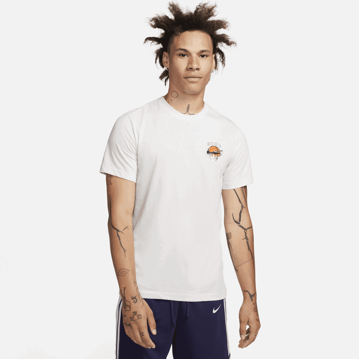 Тениска Nike Dri-FIT Бяло | FN0795-030, 0
