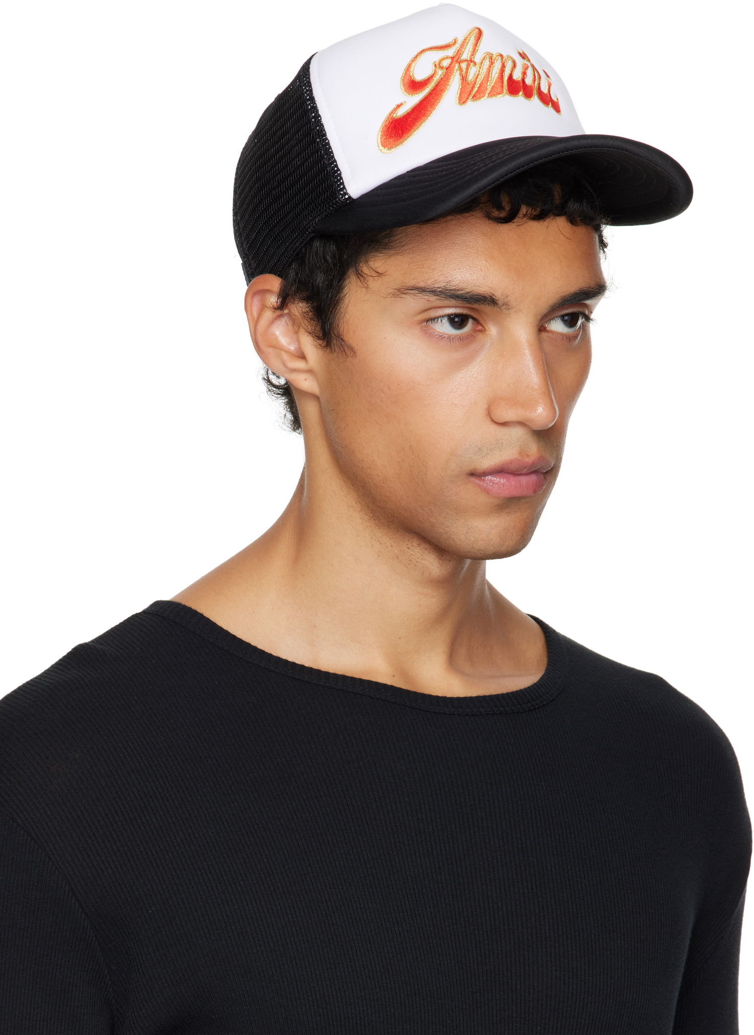 Шапка с козирка AMIRI AMIRI Groovy Trucker Cap Черно | AMHATR1041, 1