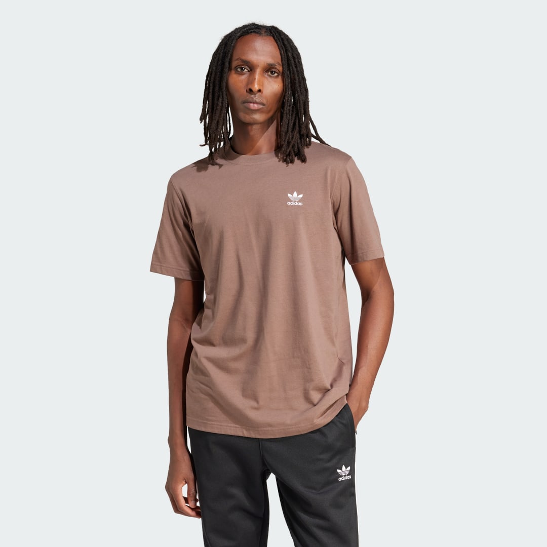 Тениска adidas Originals Trefoil Essentials Бежово | IR9688, 0