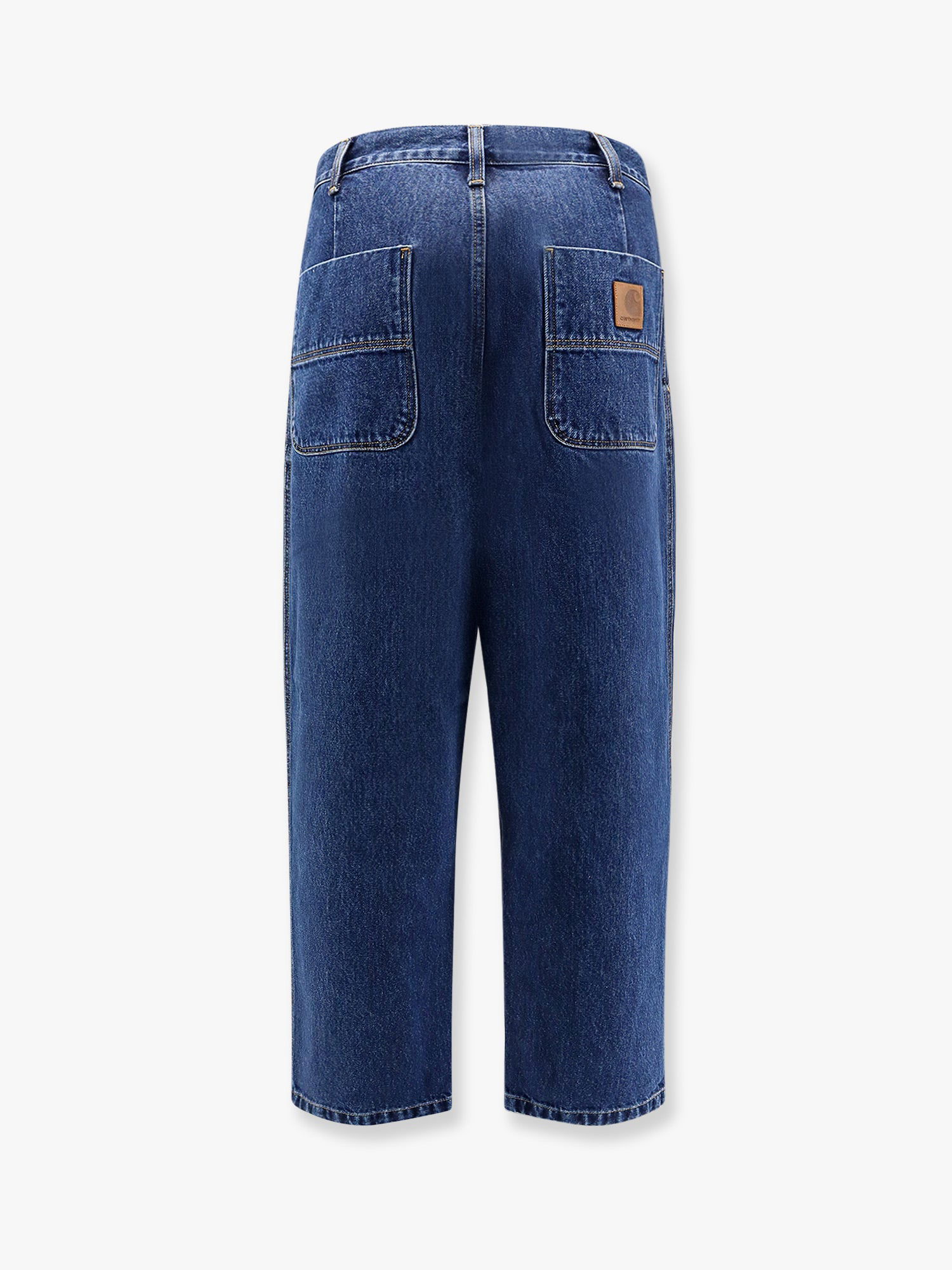 Дънки Carhartt WIP Straight Fit Pleated Jeans Синьо | I0347320106, 1
