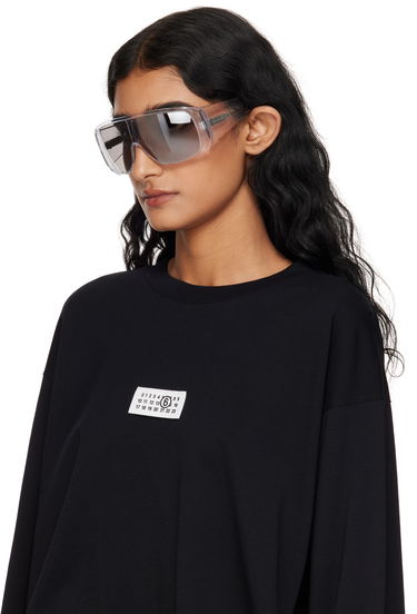 Слънчеви очила Maison Margiela MM6 Maison Margiela Mask Sunglasses Сиво | P55, 3