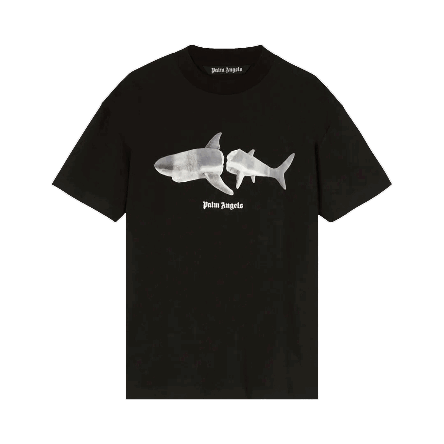 Тениска Palm Angels Shark Classic Tee Черно | PMAA001S22JER0111001, 0