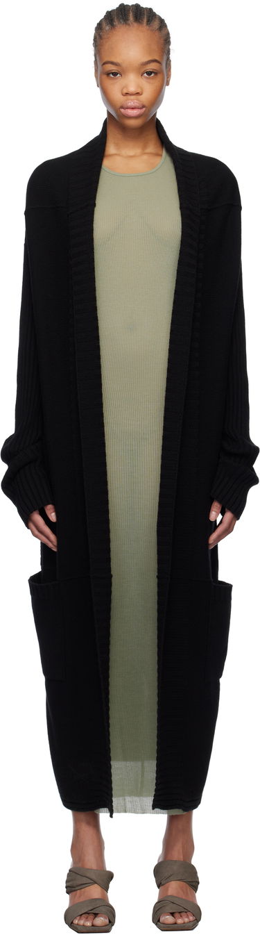 Пуловер Rick Owens Rick Owens Hollywood Dafne Robe Cardigan Черно | RP01E7667 KLWS, 0