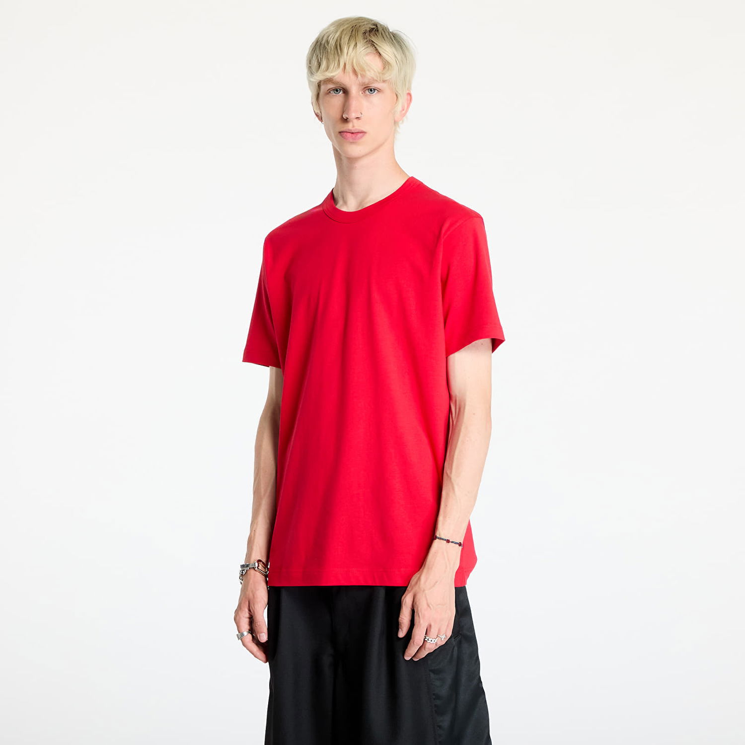 Тениска Comme des Garçons SHIRT Knit T-Shirt Red Червено | FN-T005 Red, 0