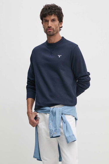 Суитчър Barbour Navy Blue Crew Neck Sweatshirt Тъмно синьо | MOL0643, 0