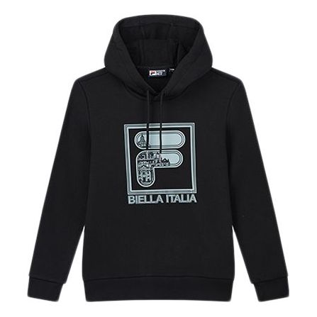 Суитчър FILA Logo Print Hoodie Черно | F11M018206F-BK