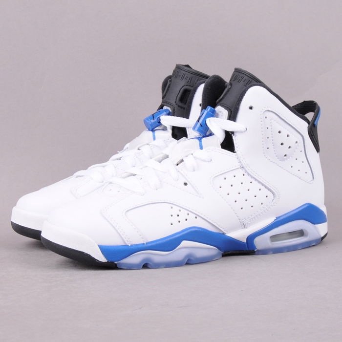 Кецове и обувки Jordan Air Jordan 6 Retro ''Sport Blue'' BG Бяло | 384665-107, 1