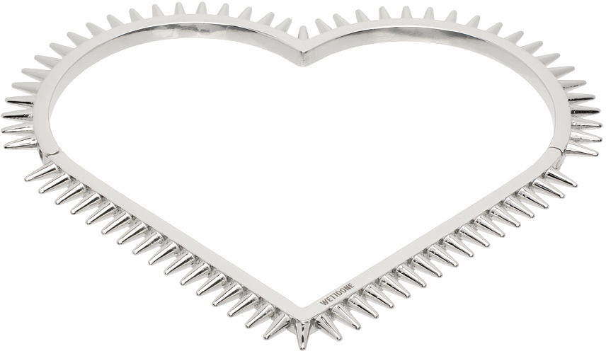 Колие We11done We11done Heart Spike Bracelet Металик | WD-AJ1-23-531-U-SV, 0
