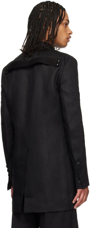 Яке Rick Owens Rick Owens Hollywood Lido Blazer Черно | RU01E5753 TWL, 2