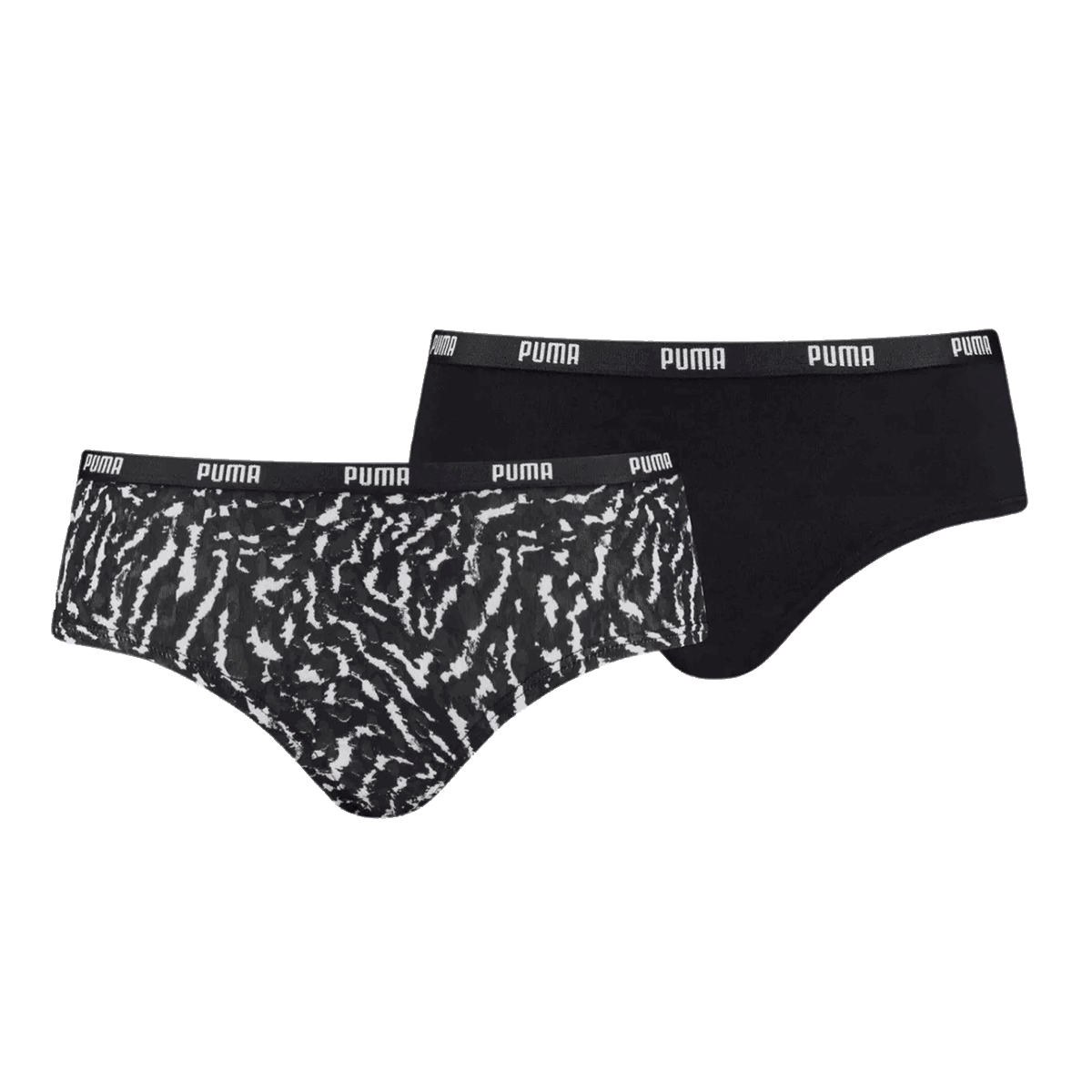 гащички Puma Printed Hipster Underwear, 2-Pack Черно | 935536-01, 0
