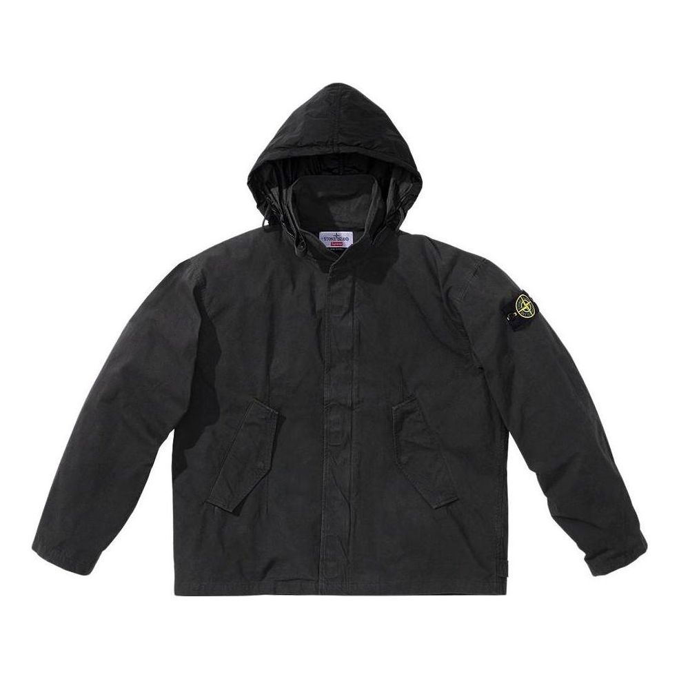 Парка Supreme Cordura Shell Jacket by Supreme x Stone Island Черно | SUP-SS22-716, 0