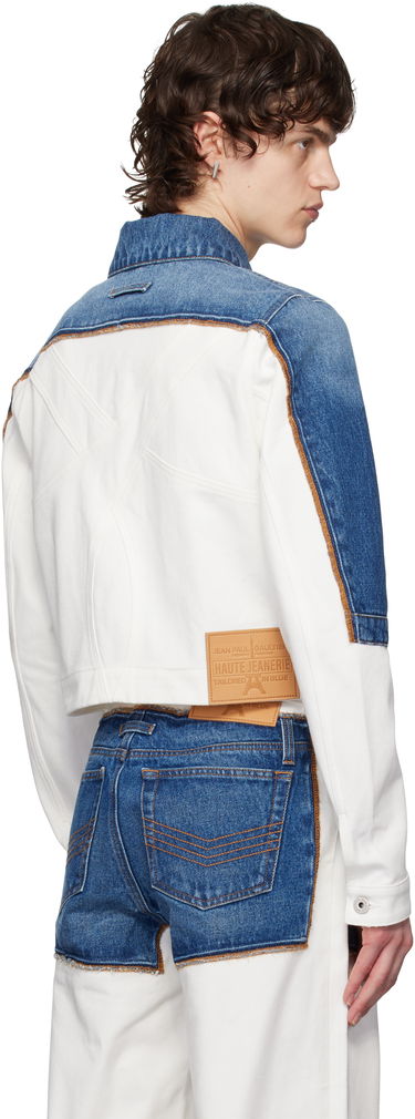 Яке Jean Paul Gaultier Jean Paul Gaultier 'The Petit Grand' Cropped Denim Jacket Синьо | 25/33-F-VE090-D018-0357, 2