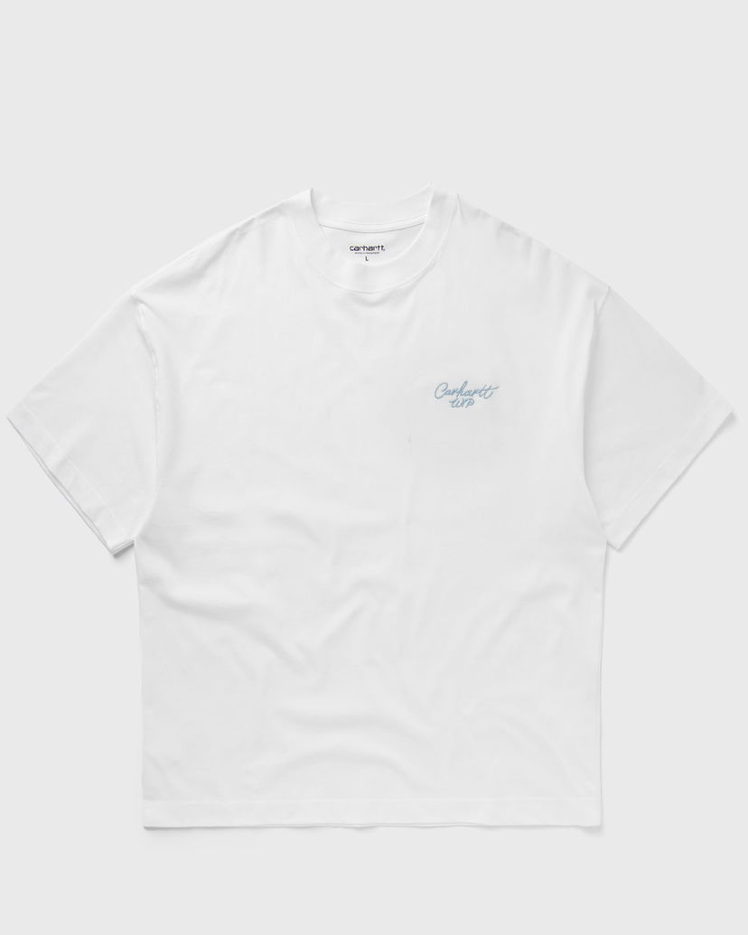 Тениска Carhartt WIP Signature Script Tee Бяло | I033828-2JI.XX